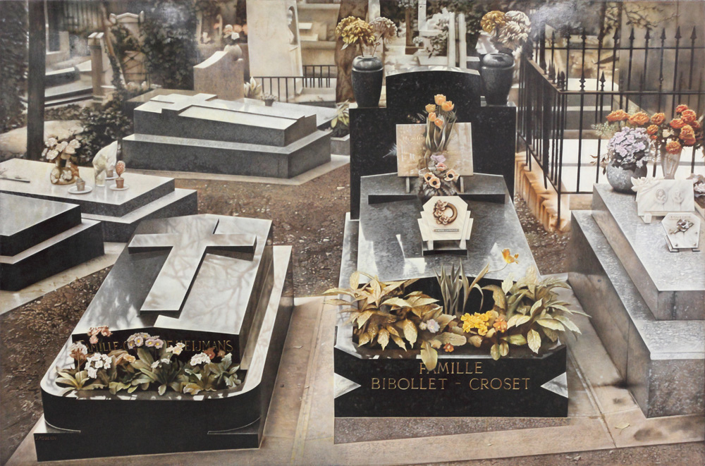 Jean Olivier Hucleux : Hiperrealismo en el cementerio