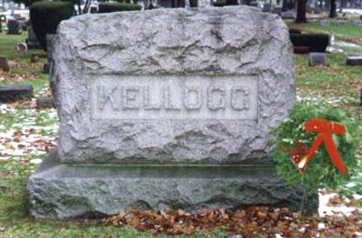 ¿Dónde está enterrado John Harvey Kellogg?