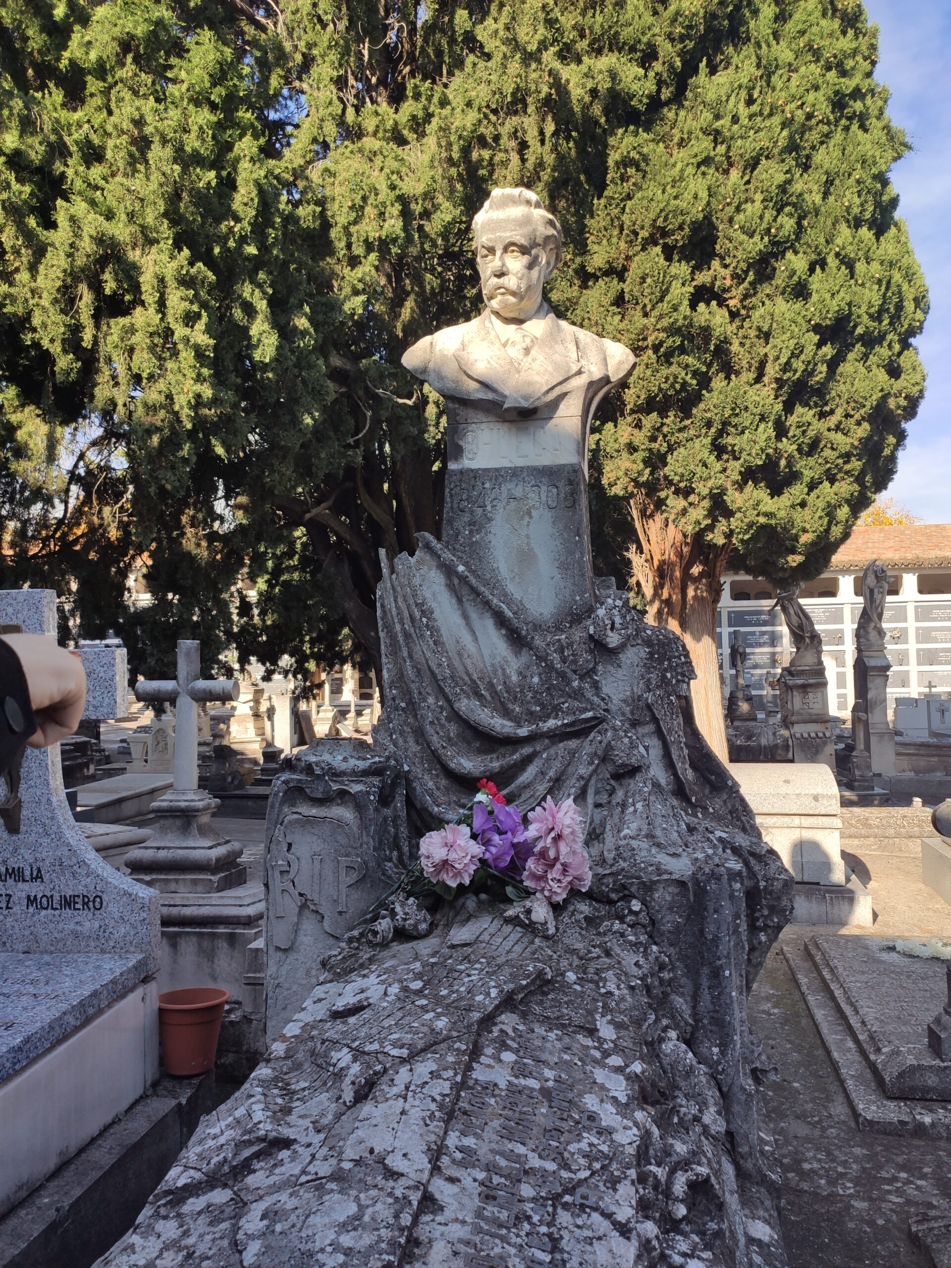 Tumba de Chueca. Sacramental de San Justo, Madrid